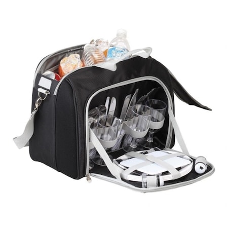 Preferred Nation 4 Piece Set Picnic Cooler - Black P7455 BLK